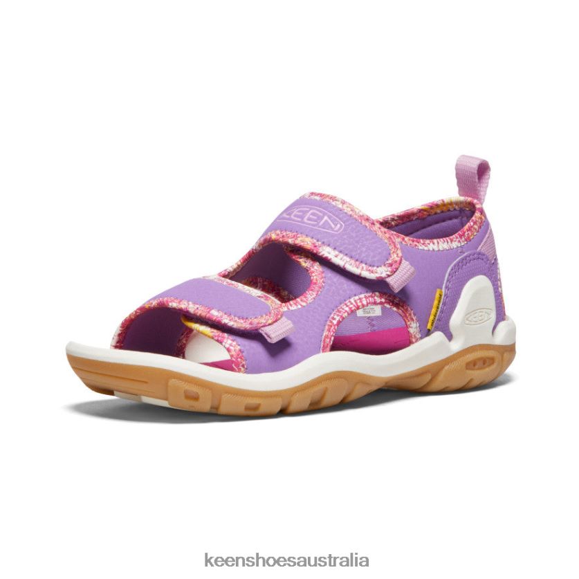 KEEN Footwear TLDLTR887 English Lavender/Festival Fuchsia Knotch Creek Open-Toe Big Kids