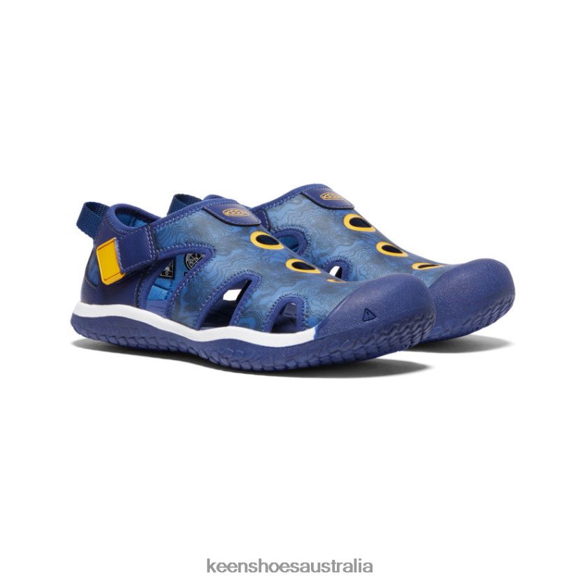KEEN Footwear TLDLTR916 Bright Cobalt/Blue Depths Stingray Sandal Big Kids