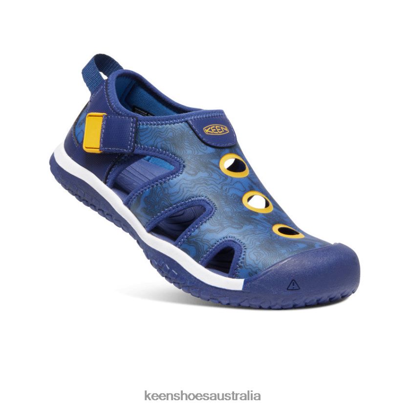 KEEN Footwear TLDLTR916 Bright Cobalt/Blue Depths Stingray Sandal Big Kids