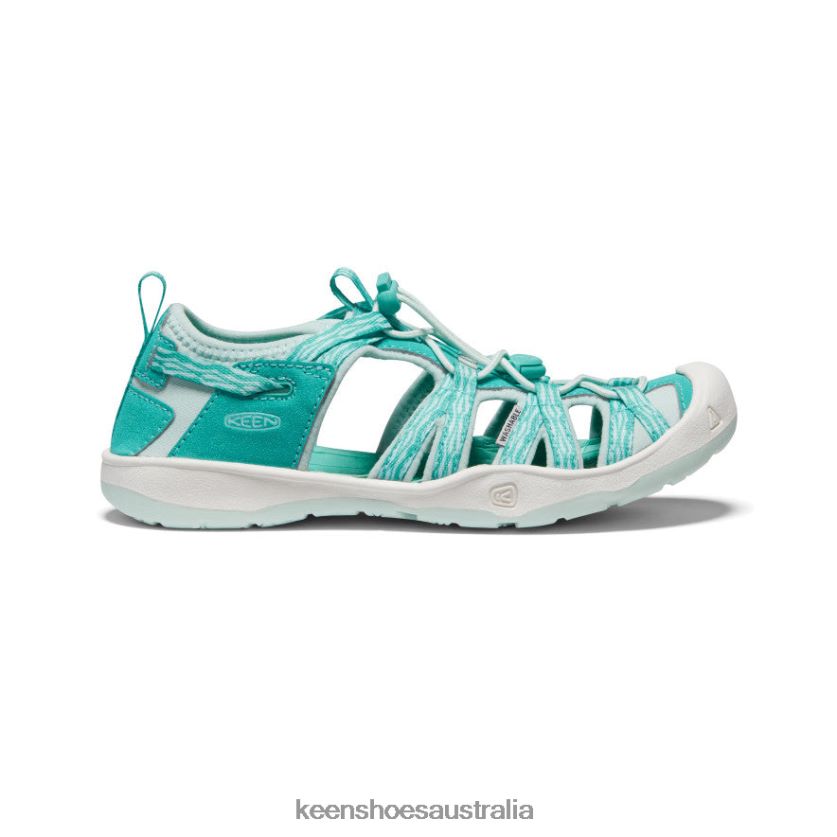 KEEN Footwear TLDLTR924 Waterfall/Blue Glass Moxie Sandal Big Kids