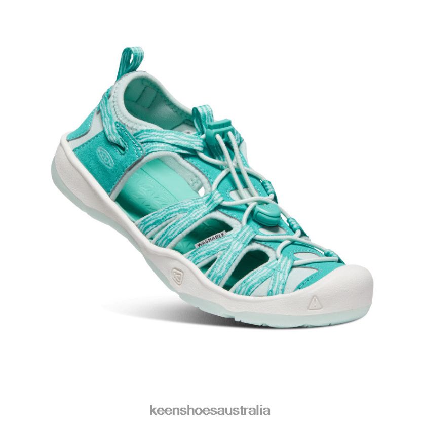 KEEN Footwear TLDLTR924 Waterfall/Blue Glass Moxie Sandal Big Kids