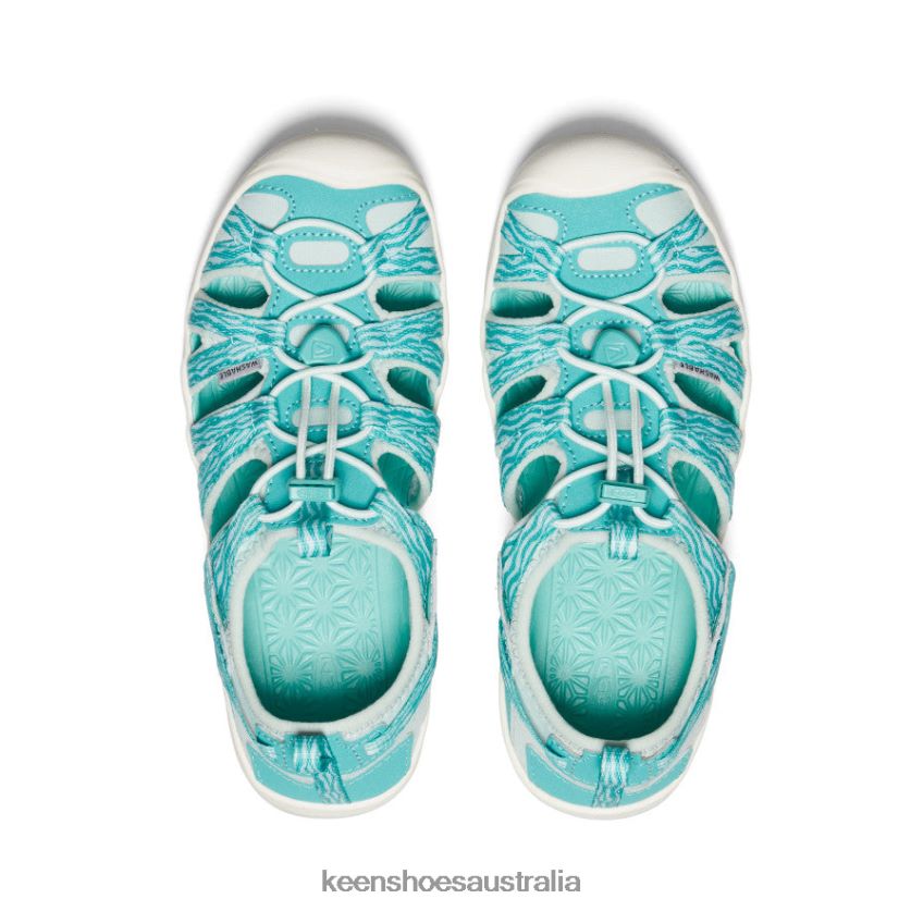 KEEN Footwear TLDLTR924 Waterfall/Blue Glass Moxie Sandal Big Kids