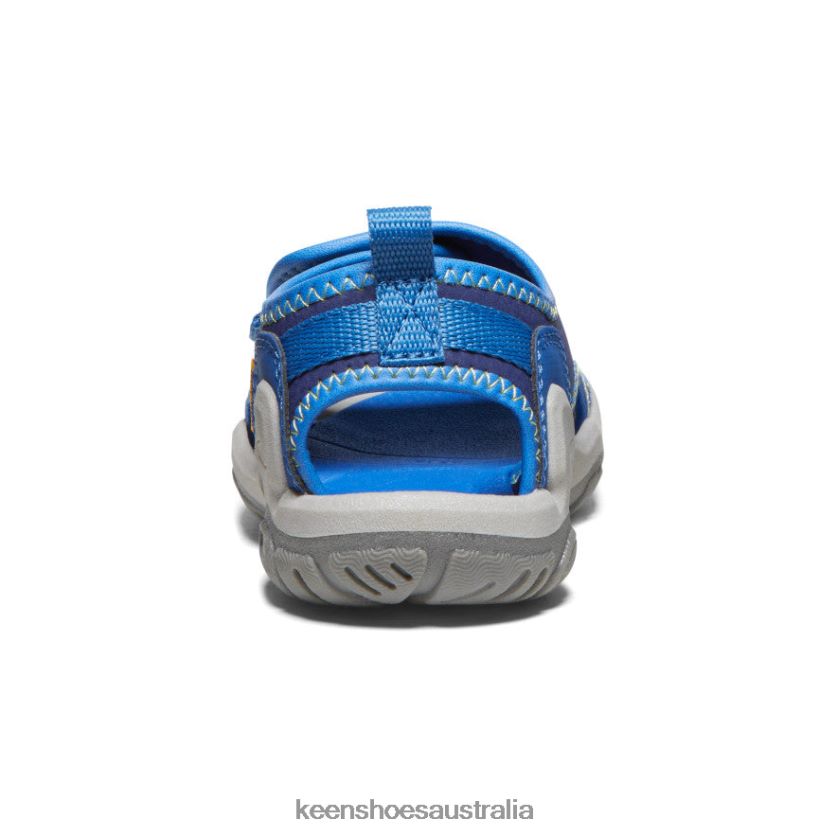 KEEN Footwear TLDLTR929 Bright Cobalt/Blue Depths Knotch River Open-Toe Little Kids