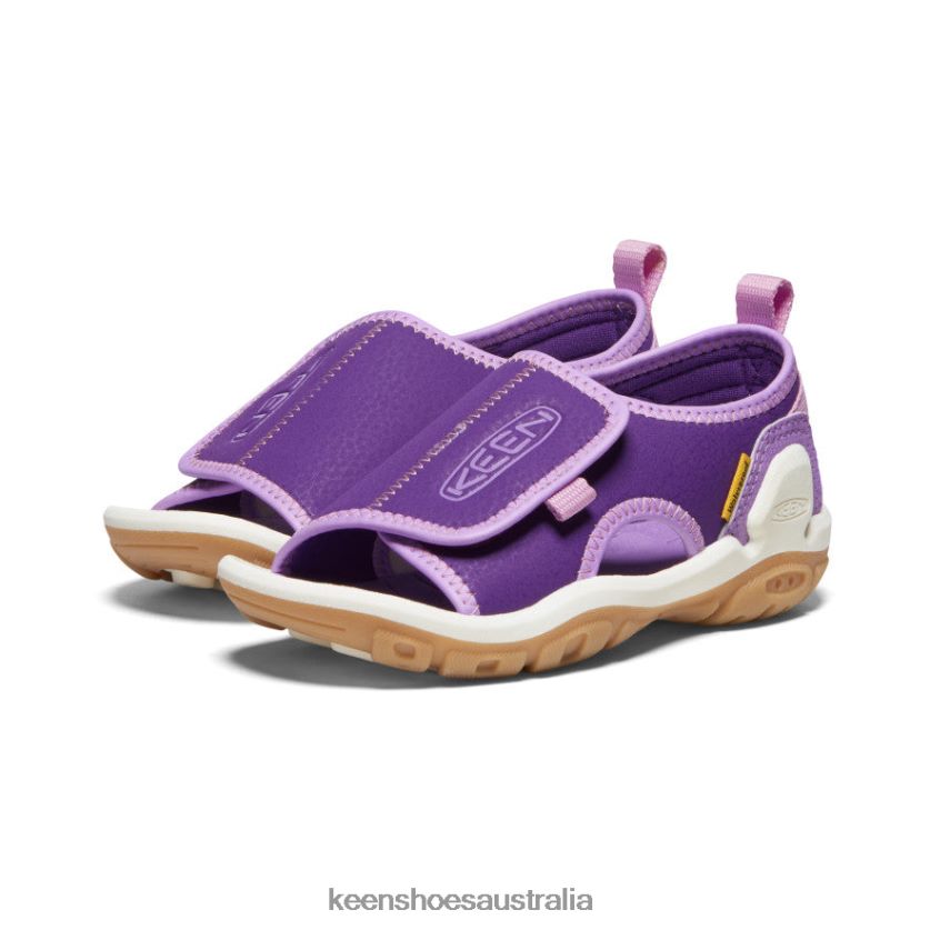 KEEN Footwear TLDLTR931 Tillandsia Purple/English Lavender Knotch River Open-Toe Little Kids