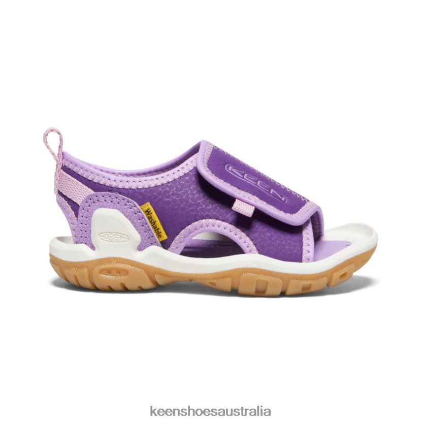 KEEN Footwear TLDLTR933 Tillandsia Purple/English Lavender Knotch River Open-Toe Toddlers