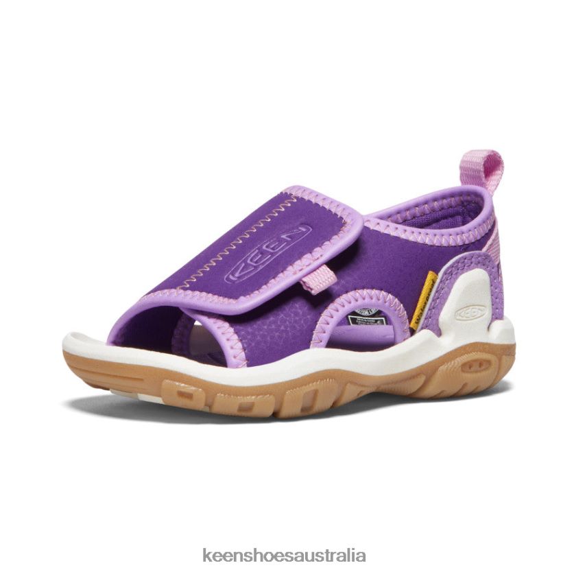KEEN Footwear TLDLTR933 Tillandsia Purple/English Lavender Knotch River Open-Toe Toddlers
