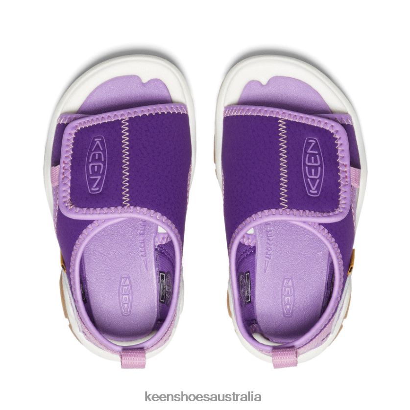 KEEN Footwear TLDLTR933 Tillandsia Purple/English Lavender Knotch River Open-Toe Toddlers