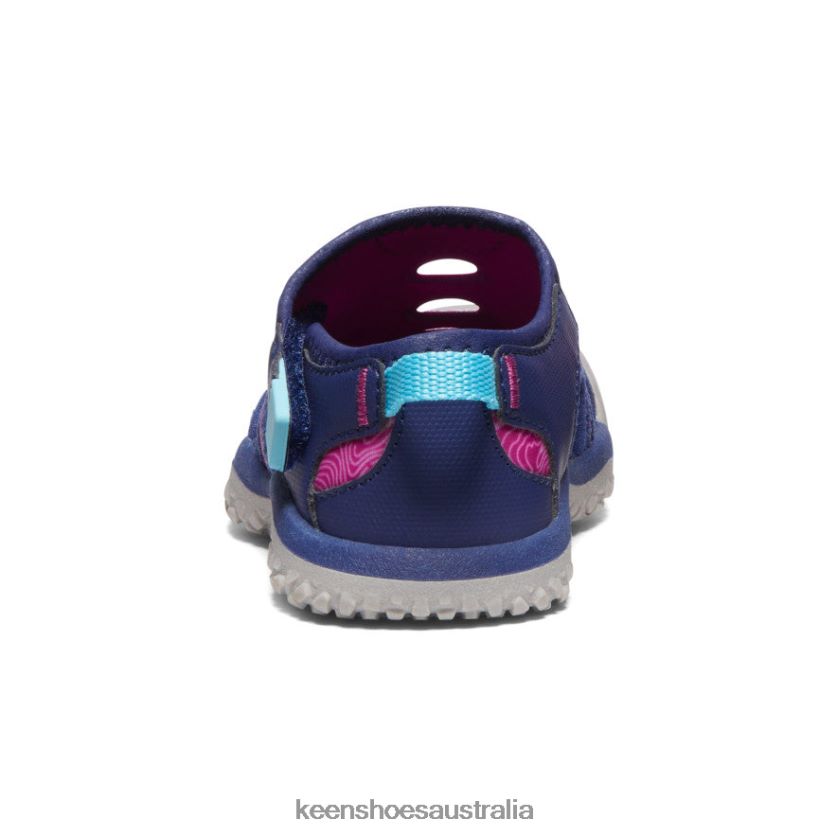 KEEN Footwear TLDLTR945 Blue Depths/Festival Fuchsia Stingray Sandal Toddlers