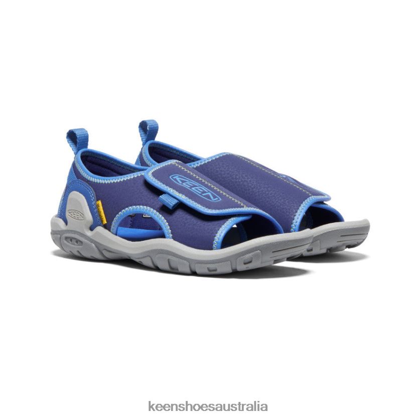 KEEN Footwear TLDLTR949 Bright Cobalt/Blue Depths Knotch River Open-Toe Big Kids