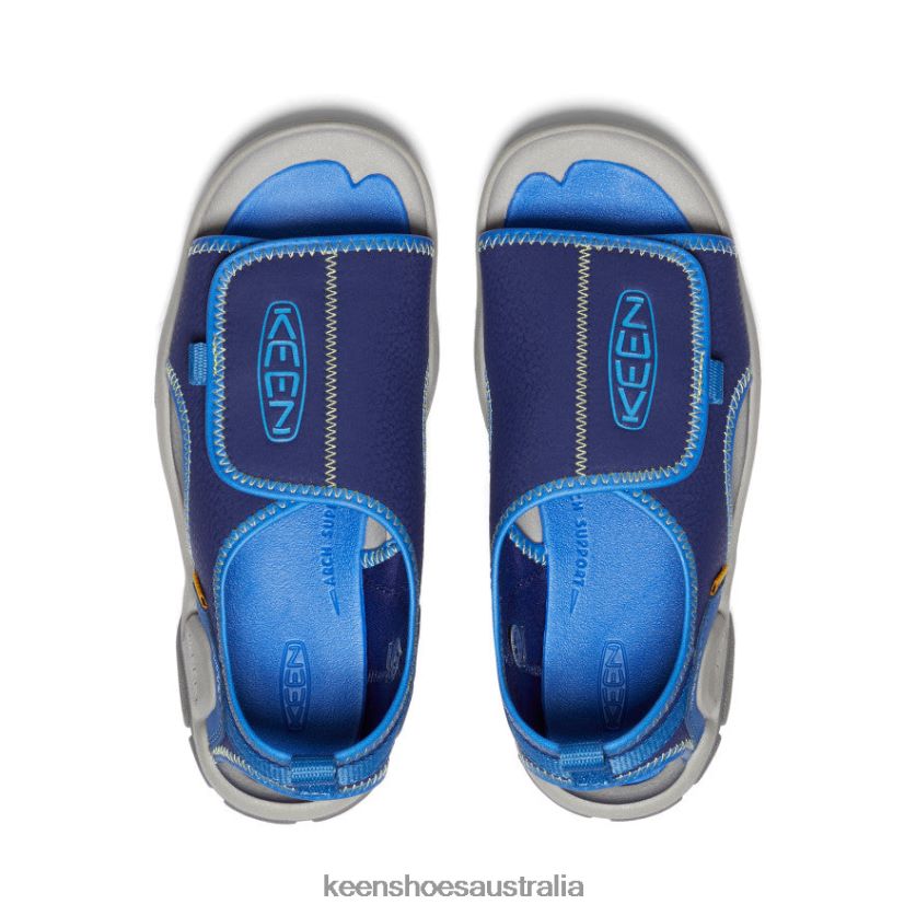 KEEN Footwear TLDLTR949 Bright Cobalt/Blue Depths Knotch River Open-Toe Big Kids