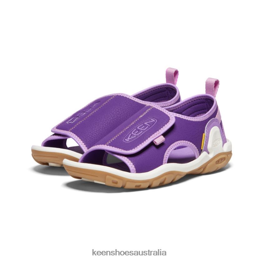 KEEN Footwear TLDLTR951 Tillandsia Purple/English Lavender Knotch River Open-Toe Big Kids
