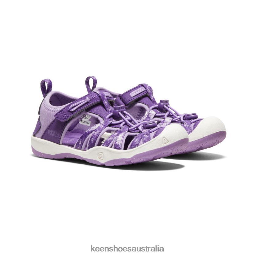 KEEN Footwear TLDLTR962 Multi/English Lavender Moxie Sandal Little Kids
