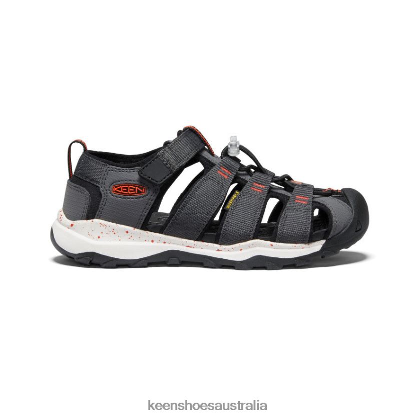 KEEN Footwear TLDLTR967 Magnet/Spicy Orange Newport Neo H2 Big Kids