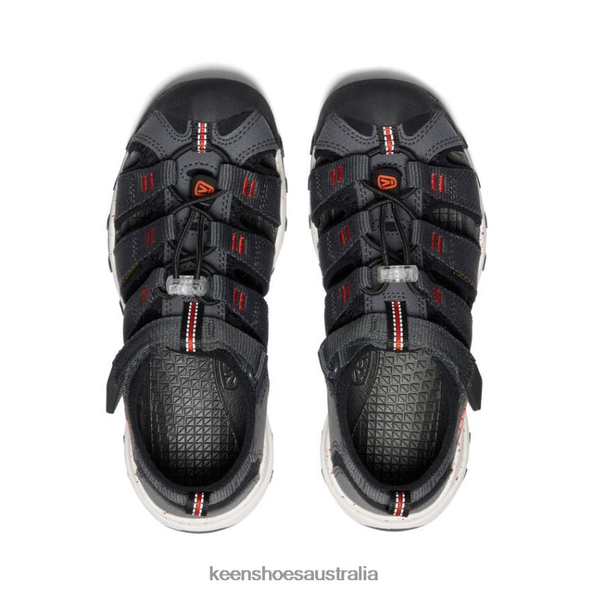 KEEN Footwear TLDLTR967 Magnet/Spicy Orange Newport Neo H2 Big Kids