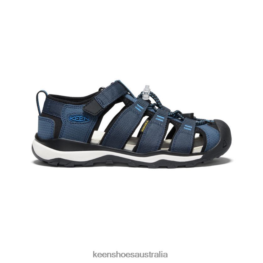 KEEN Footwear TLDLTR968 Blue Nights/Brilliant Blue Newport Neo H2 Big Kids