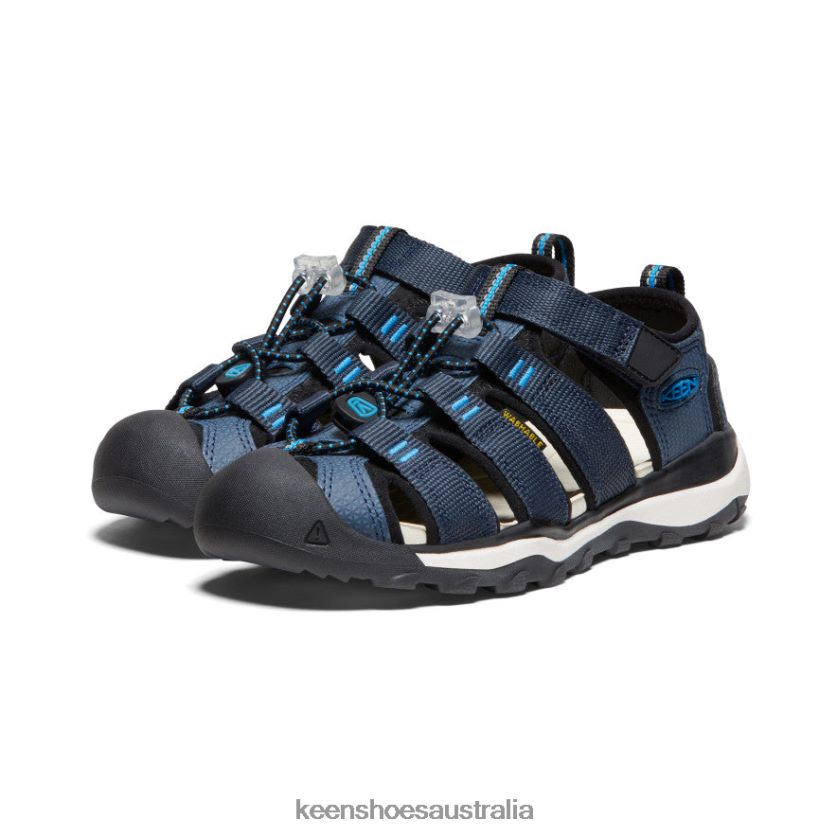 KEEN Footwear TLDLTR968 Blue Nights/Brilliant Blue Newport Neo H2 Big Kids