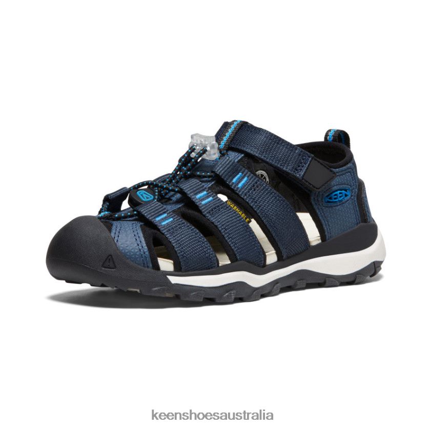 KEEN Footwear TLDLTR968 Blue Nights/Brilliant Blue Newport Neo H2 Big Kids