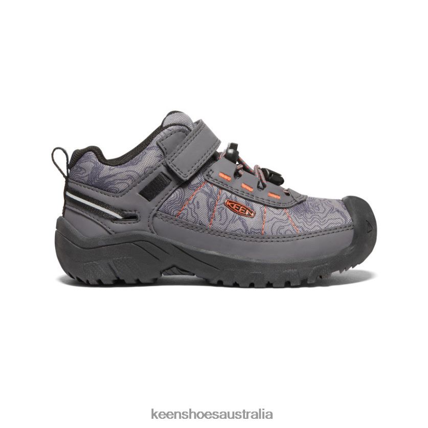 KEEN Footwear TLDLTR783 Magnet/Scarlet Ibis Targhee Sport Vent Shoe Little Kids
