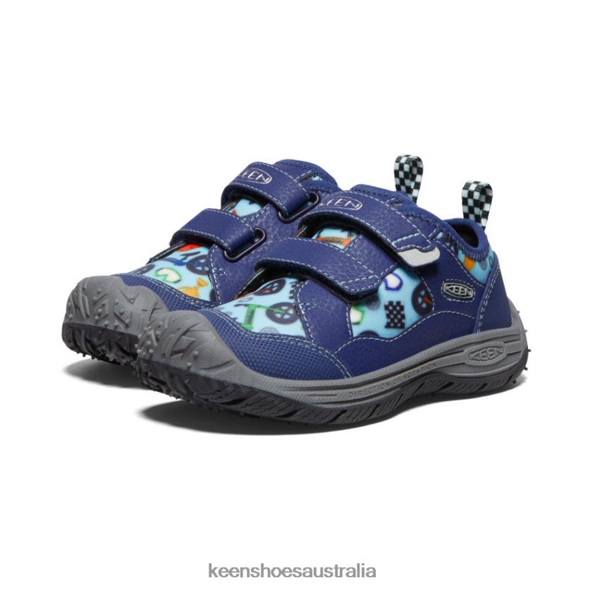 KEEN Footwear TLDLTR812 Blue Depths/Black Speed Hound Little Kids