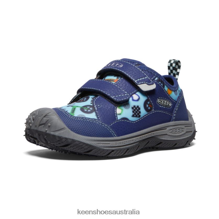 KEEN Footwear TLDLTR812 Blue Depths/Black Speed Hound Little Kids