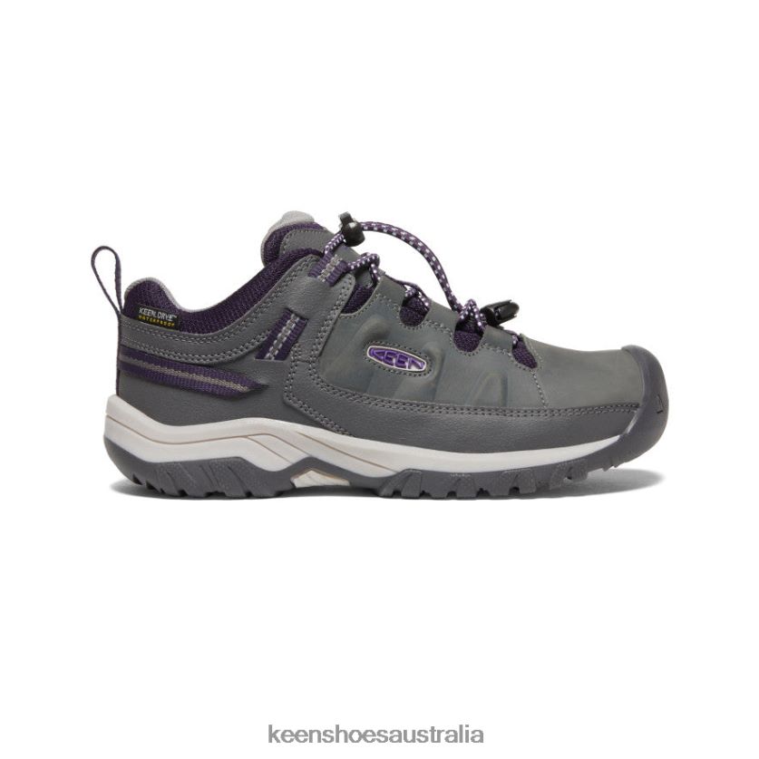 KEEN Footwear TLDLTR840 Magnet/Tillandsia Purple Targhee Waterproof Shoe Big Kids