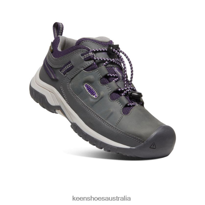 KEEN Footwear TLDLTR840 Magnet/Tillandsia Purple Targhee Waterproof Shoe Big Kids