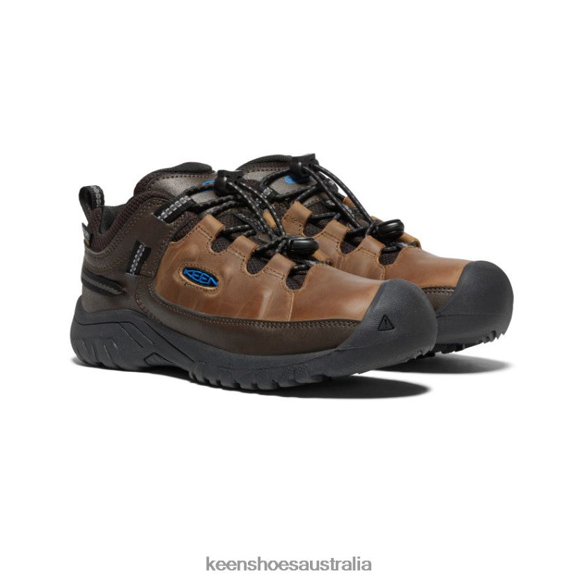 KEEN Footwear TLDLTR841 Coffee Bean/Bison Targhee Waterproof Shoe Big Kids