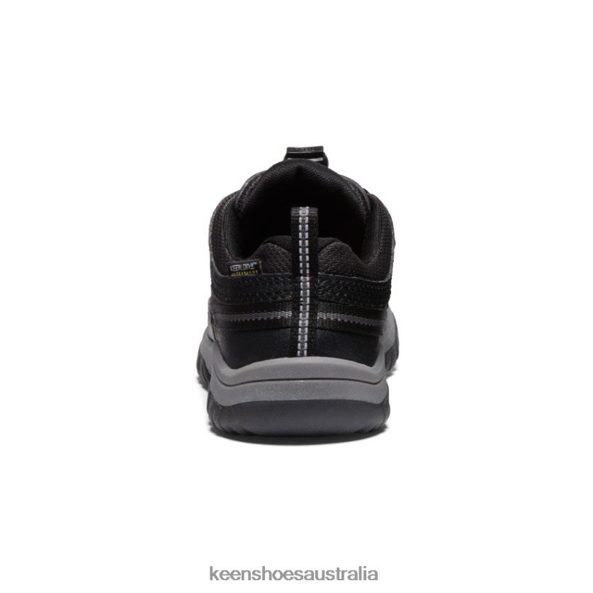 KEEN Footwear TLDLTR842 Black/Steel Grey Targhee Waterproof Shoe Big Kids