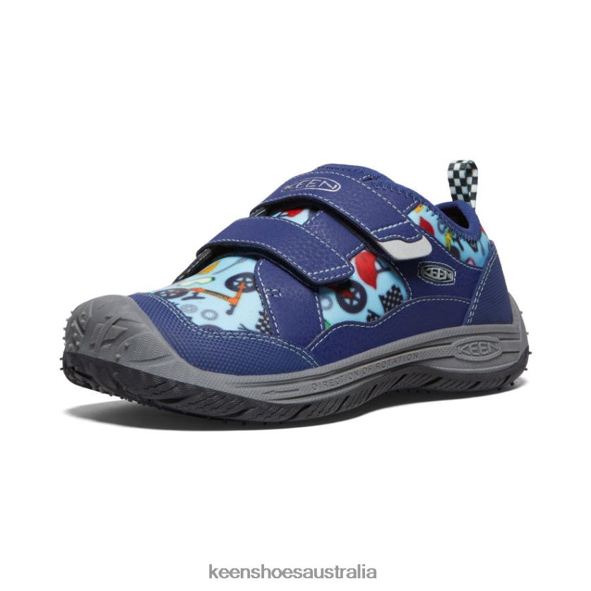 KEEN Footwear TLDLTR874 Blue Depths/Black Speed Hound Big Kids
