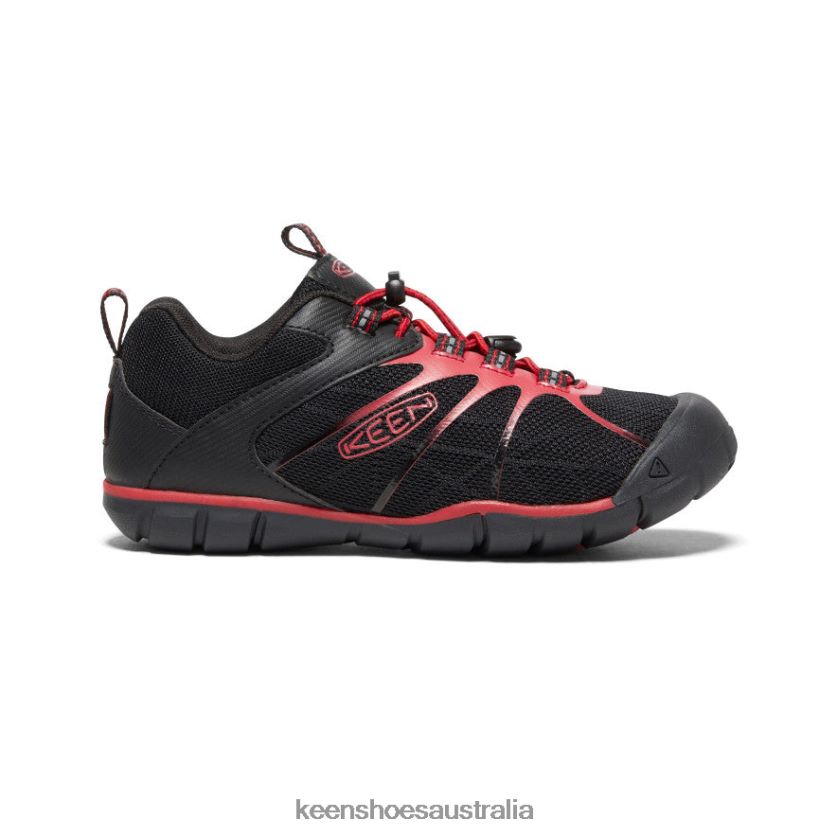 KEEN Footwear TLDLTR881 Black/Red Carpet Chandler 2 CNX Sneaker Big Kids