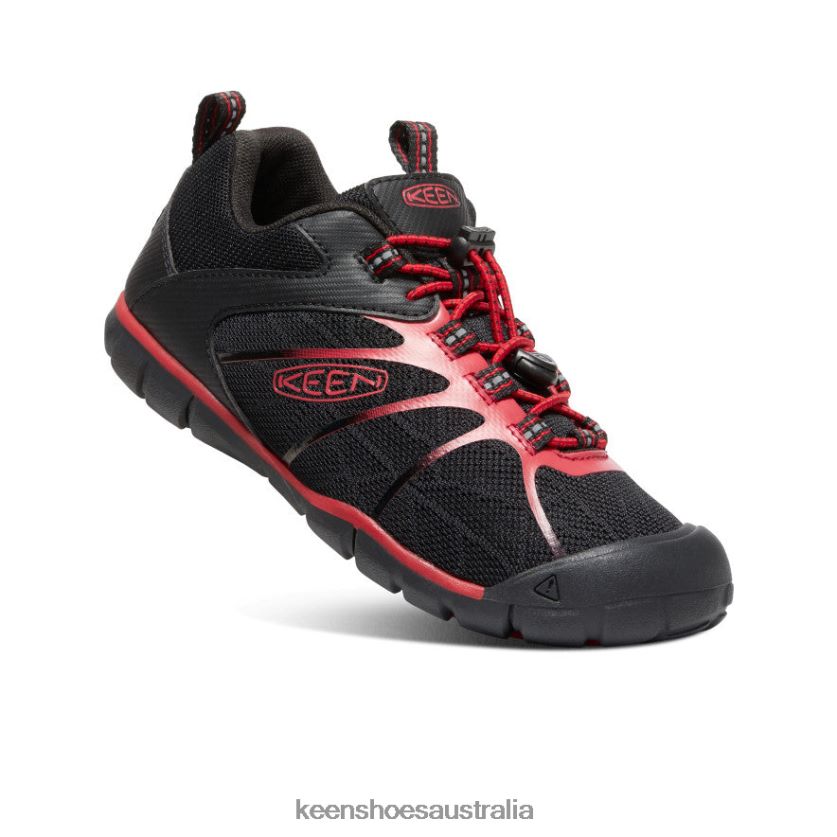 KEEN Footwear TLDLTR881 Black/Red Carpet Chandler 2 CNX Sneaker Big Kids