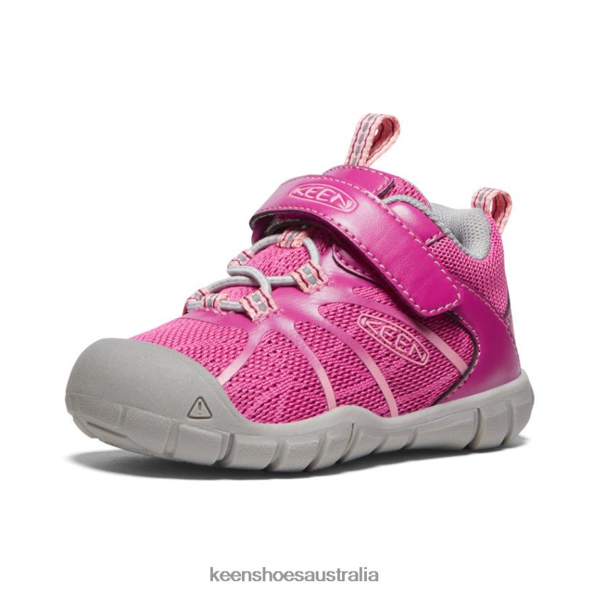 KEEN Footwear TLDLTR884 Festival Fuchsia/Ibis Rose Chandler 2 CNX Sneaker Toddlers