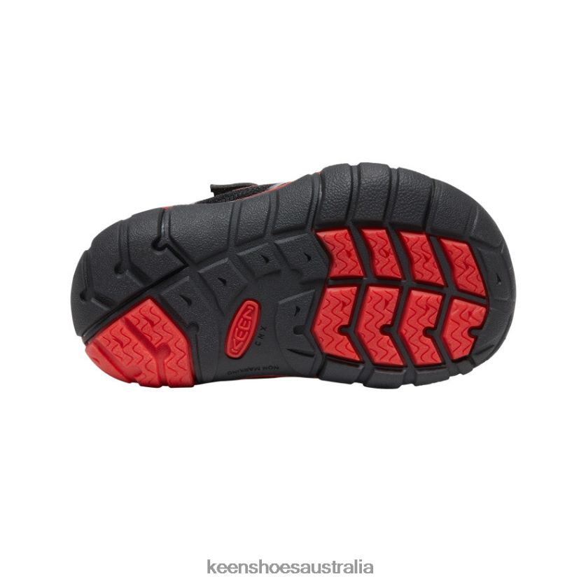 KEEN Footwear TLDLTR885 Black/Red Carpet Chandler 2 CNX Sneaker Toddlers
