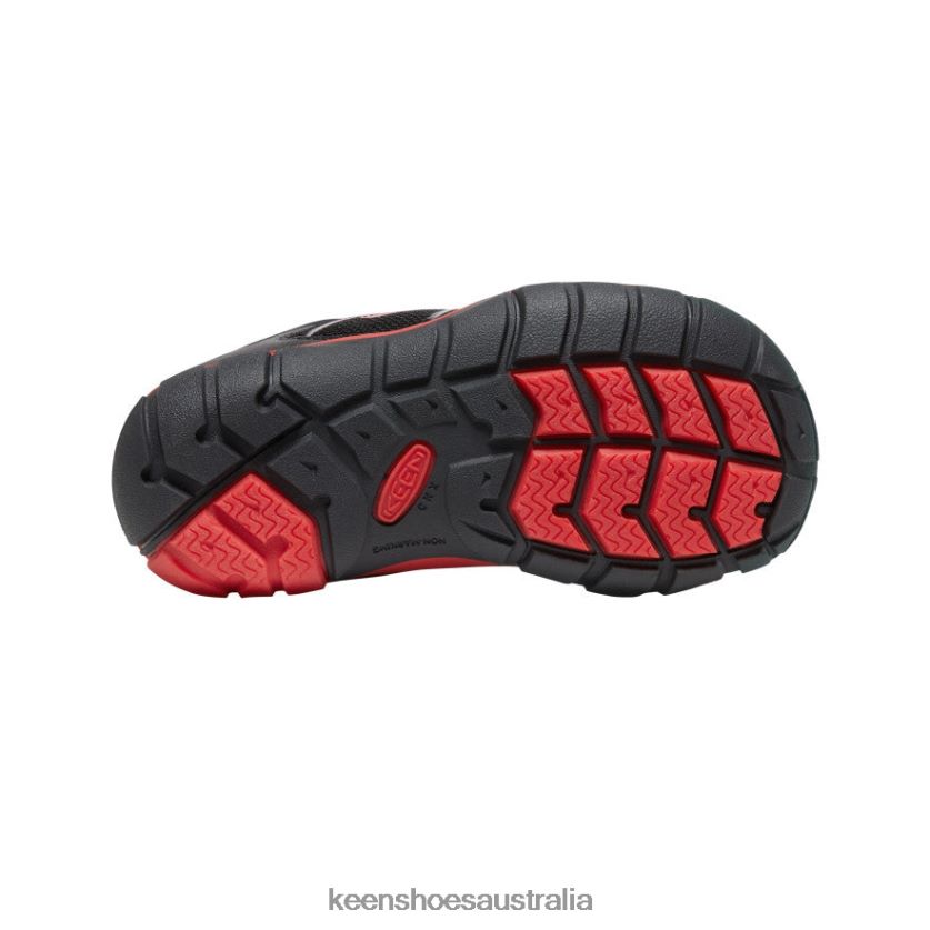 KEEN Footwear TLDLTR901 Black/Red Carpet Chandler 2 CNX Sneaker Little Kids