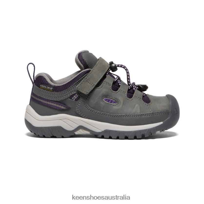 KEEN Footwear TLDLTR910 Magnet/Tillandsia Purple Targhee Waterproof Shoe Little Kids