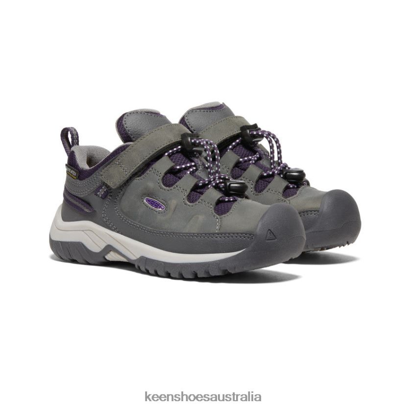 KEEN Footwear TLDLTR910 Magnet/Tillandsia Purple Targhee Waterproof Shoe Little Kids