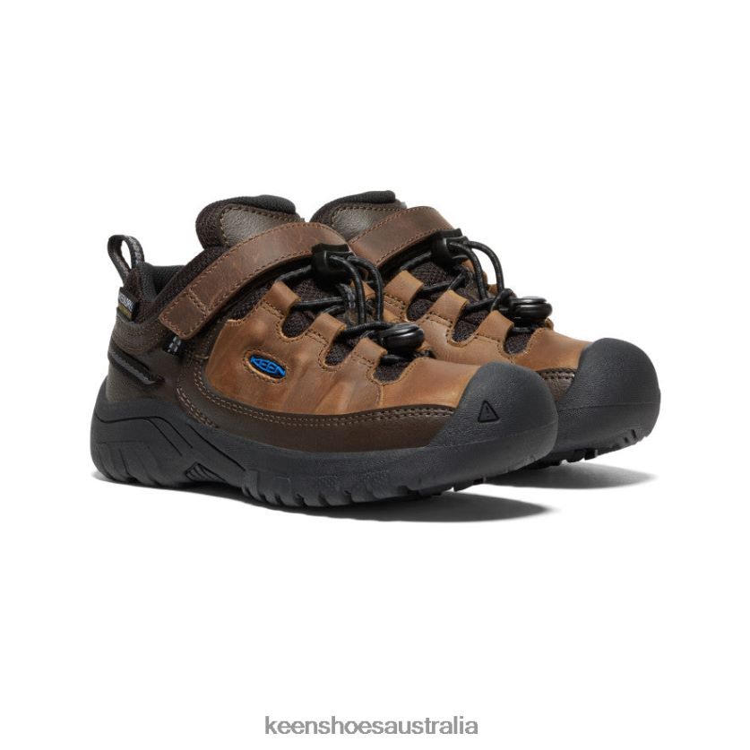 KEEN Footwear TLDLTR911 Coffee Bean/Bison Targhee Waterproof Shoe Little Kids