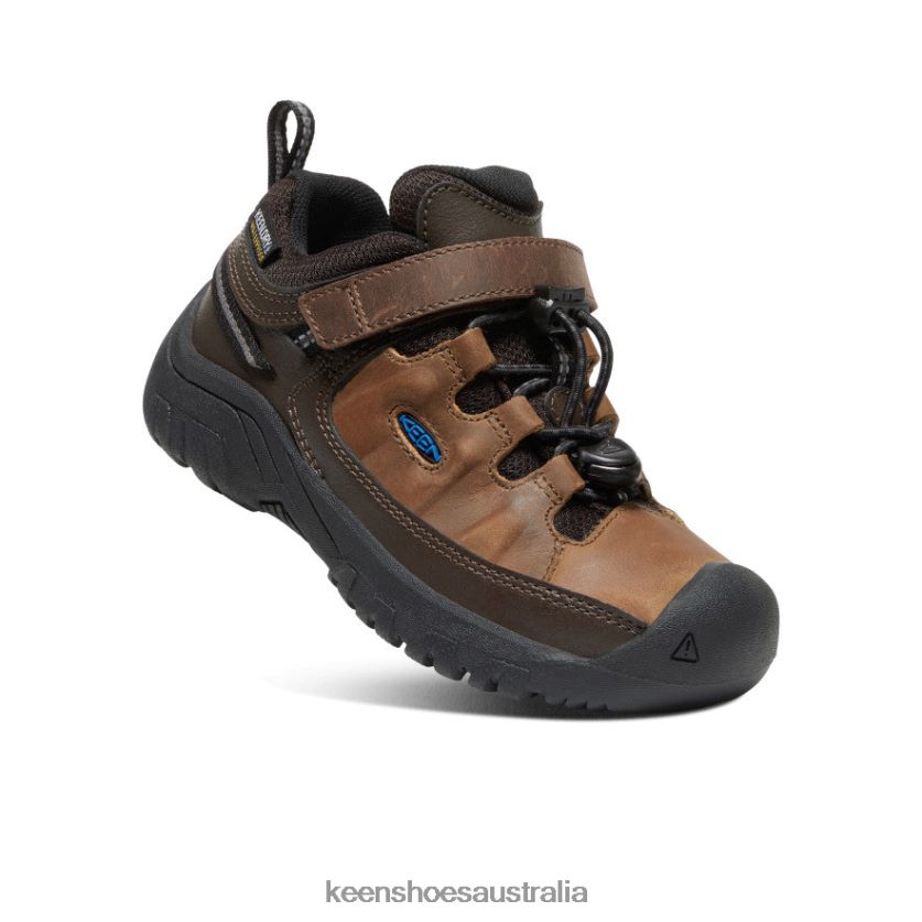 KEEN Footwear TLDLTR911 Coffee Bean/Bison Targhee Waterproof Shoe Little Kids