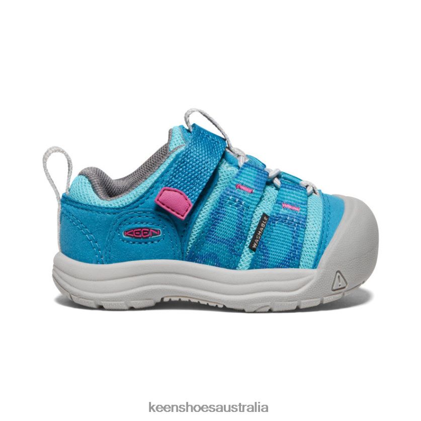 KEEN Footwear TLDLTR914 Fjord Blue/Festival Fuchsia Newport H2SHO Toddlers