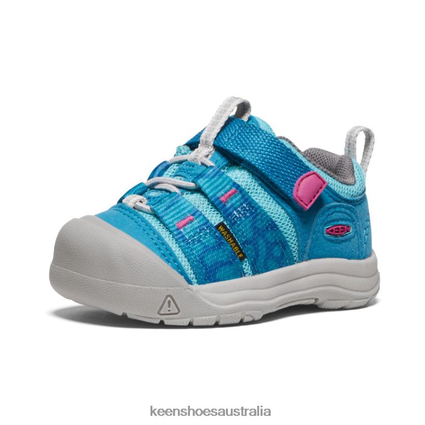 KEEN Footwear TLDLTR914 Fjord Blue/Festival Fuchsia Newport H2SHO Toddlers