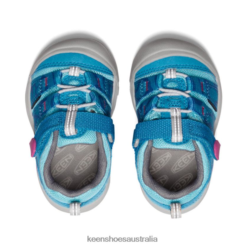 KEEN Footwear TLDLTR914 Fjord Blue/Festival Fuchsia Newport H2SHO Toddlers