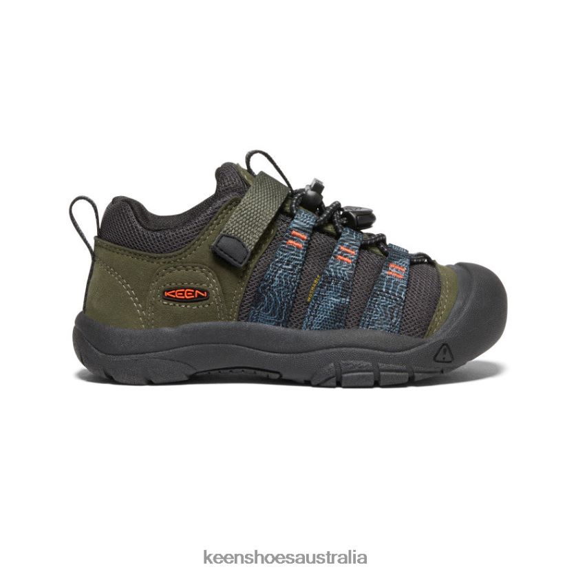 KEEN Footwear TLDLTR927 Forest Night/Magnet Newport H2SHO Little Kids