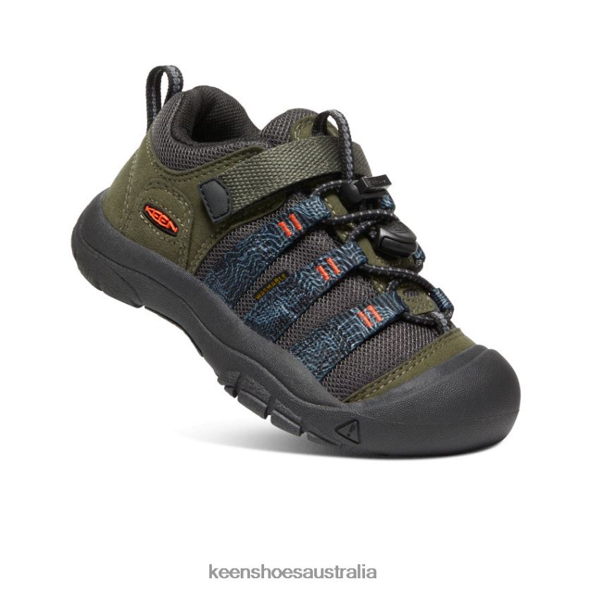 KEEN Footwear TLDLTR927 Forest Night/Magnet Newport H2SHO Little Kids