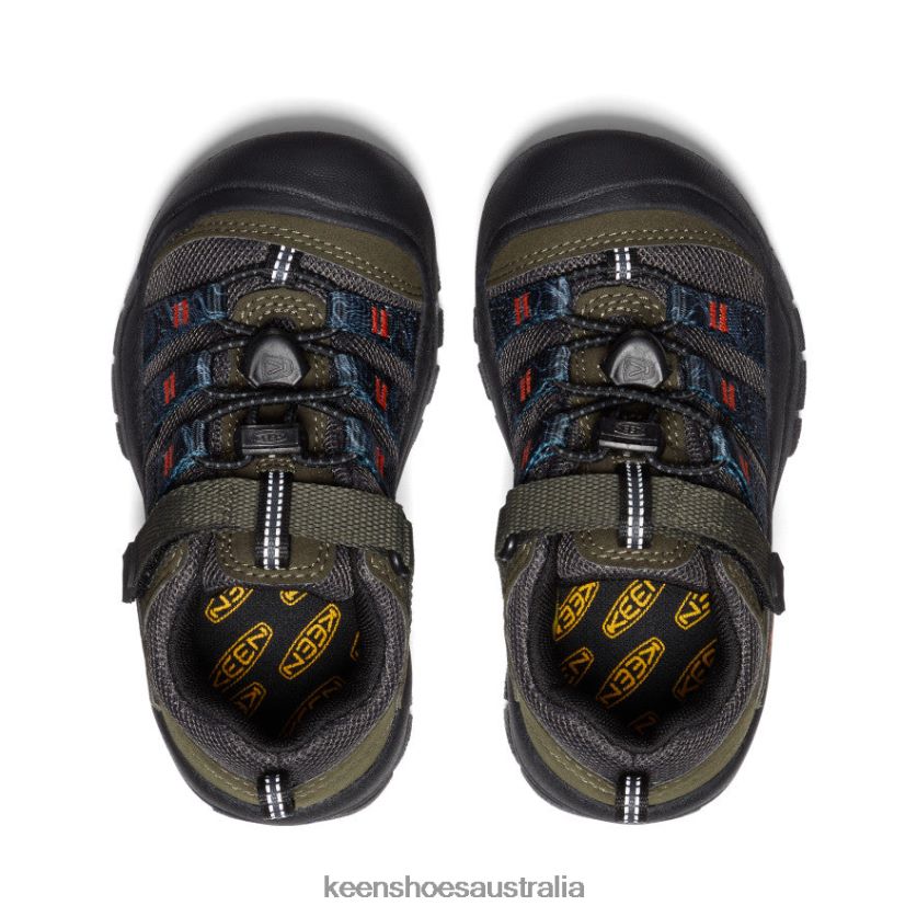 KEEN Footwear TLDLTR927 Forest Night/Magnet Newport H2SHO Little Kids