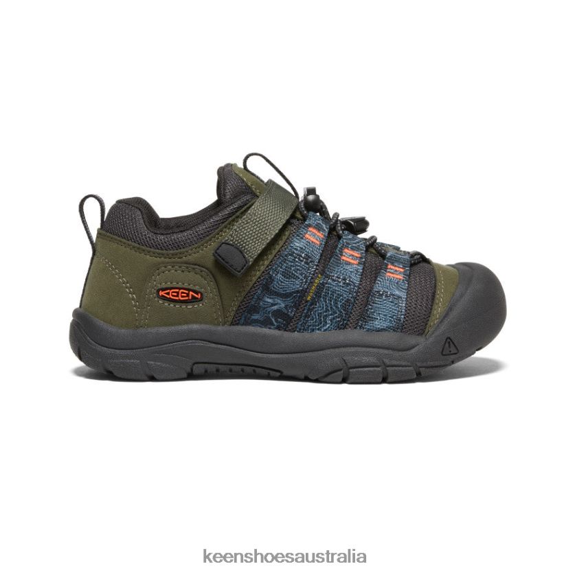 KEEN Footwear TLDLTR954 Forest Night/Magnet Newport H2SHO Big Kids