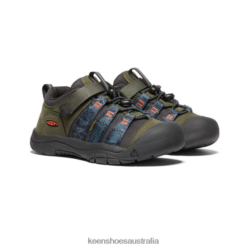 KEEN Footwear TLDLTR954 Forest Night/Magnet Newport H2SHO Big Kids