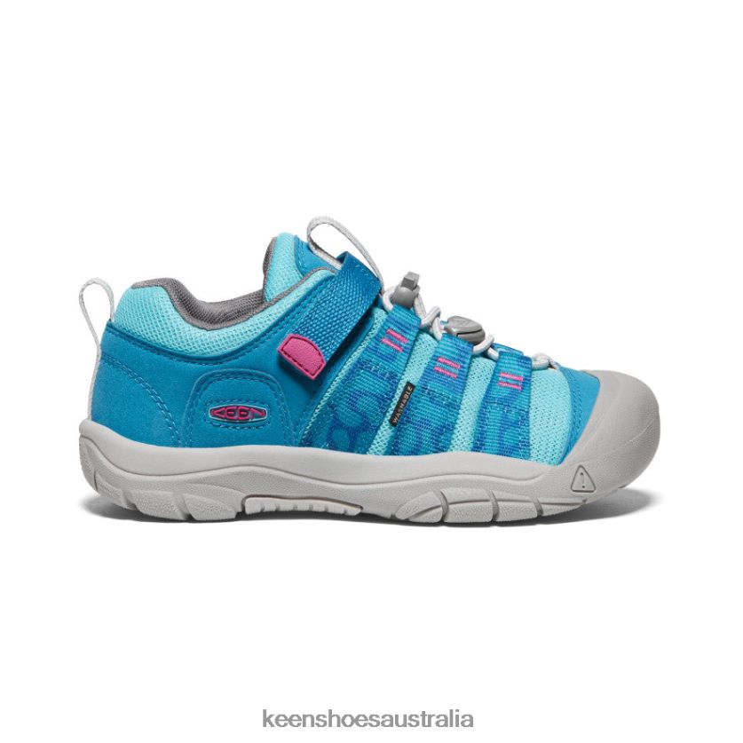 KEEN Footwear TLDLTR955 Fjord Blue/Festival Fuchsia Newport H2SHO Big Kids