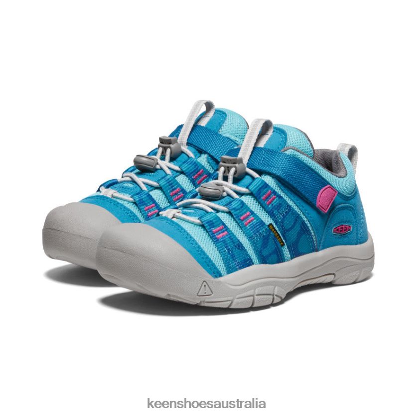 KEEN Footwear TLDLTR955 Fjord Blue/Festival Fuchsia Newport H2SHO Big Kids