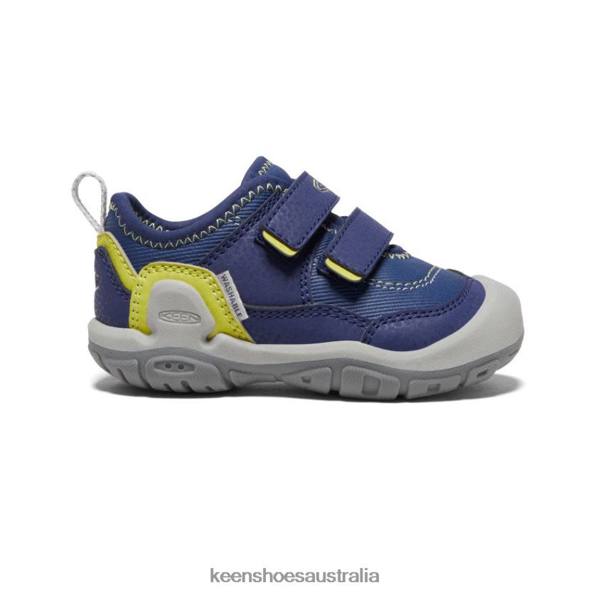 KEEN Footwear TLDLTR958 Blue Depths/Evening Primrose Knotch Hollow Double Strap Sneaker Toddlers