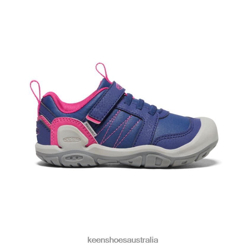 KEEN Footwear TLDLTR970 Blue Depths/Pink Peacock Knotch Peak Sneaker Little Kids